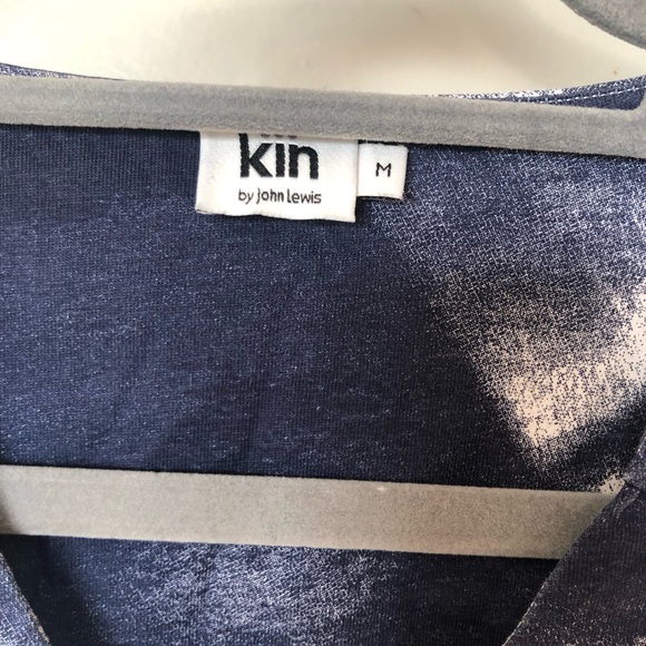 Kin by John Lewis Cotton Pullover Tunic Abstract Print Oversized Lagenlook M/L - Picture 6 of 11